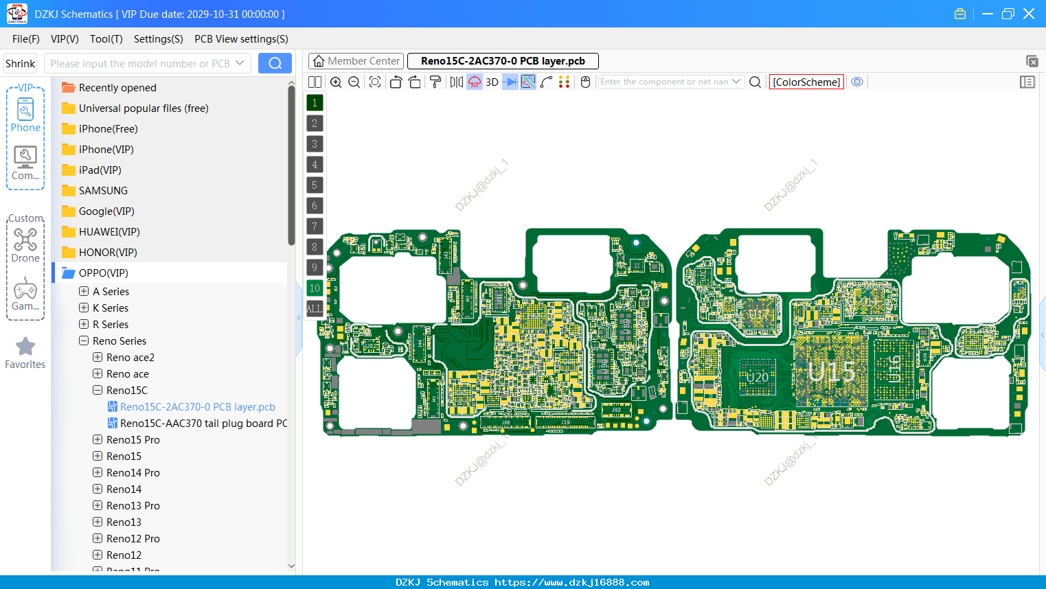 OPPO Reno15C-2AC370-0 PCB Layer